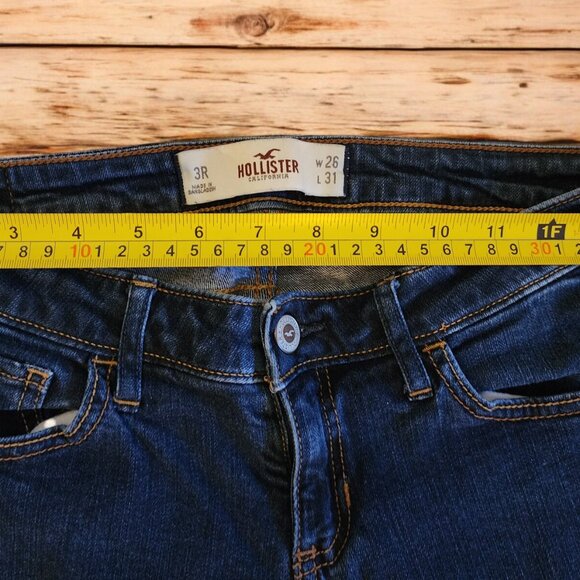 Hollister Dark Wash Skinny Jeans Size 3R (26/31) – Contrast Stitching - Picture 7 of 11